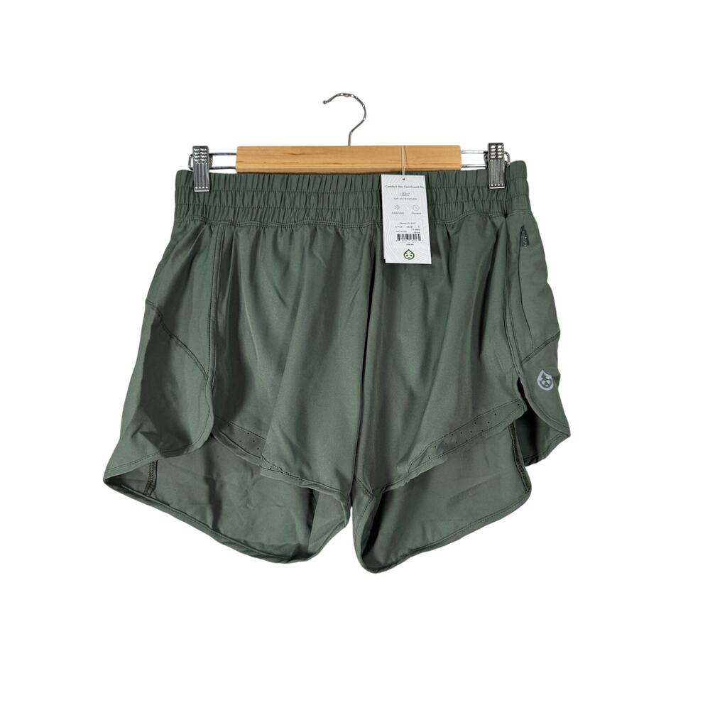 Tasc Recess 4" Shorts Utility Green Size Large NEW